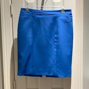 White House Black Market blue pencil skirt.